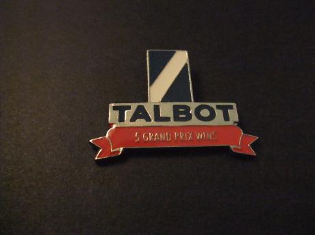 Talbot-Lago 5x winnaar Grand prix
